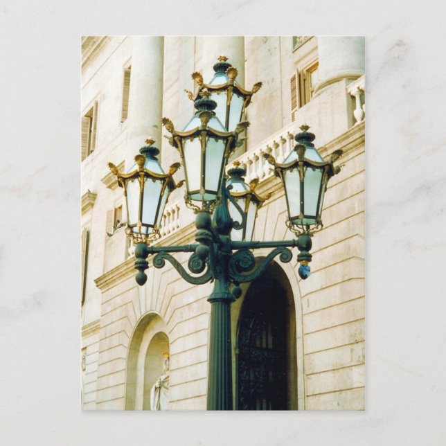 Carte Postale lampadaire espagnol (Devant)