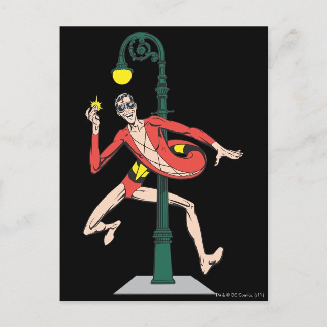 Carte Postale Lampe de rue pour homme en plastique (Devant)