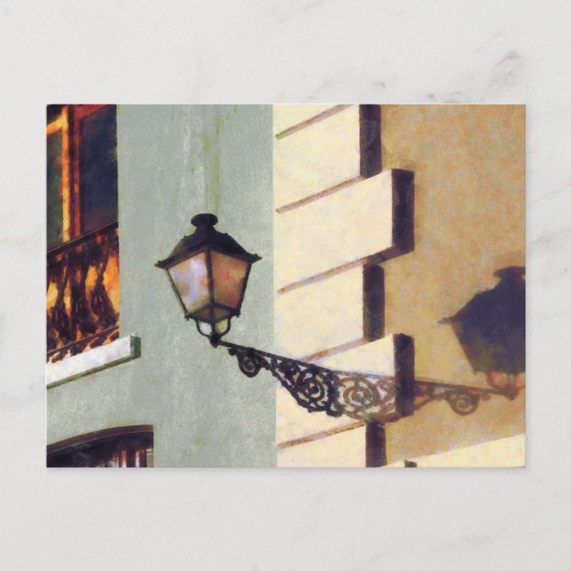 Carte Postale Lampe de rue San Juan (Devant)