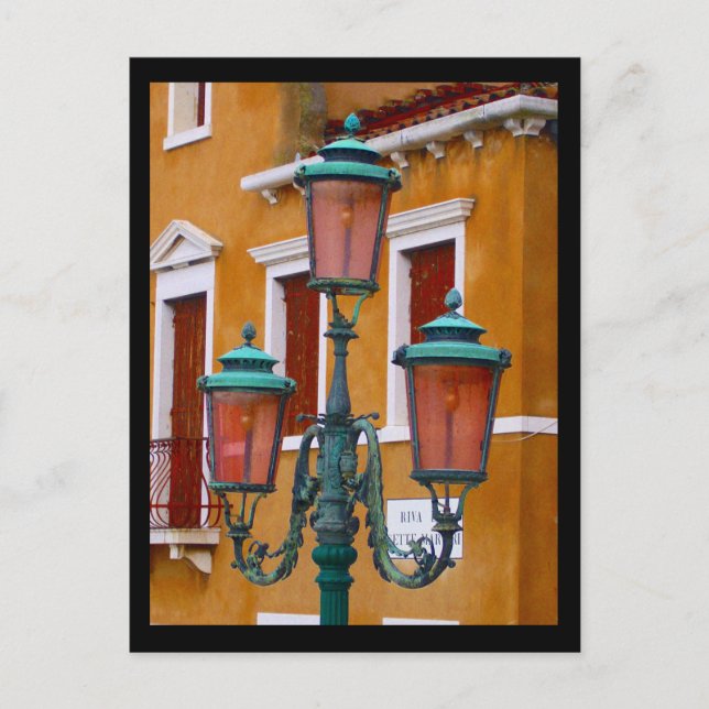 Carte Postale lampe de venise (Devant)