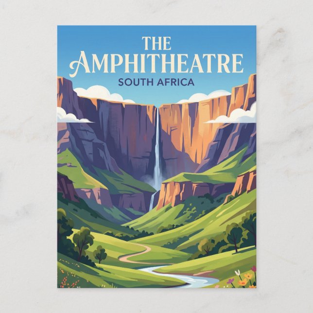 Carte Postale L'Amphithéâtre Afrique du Sud (Devant)