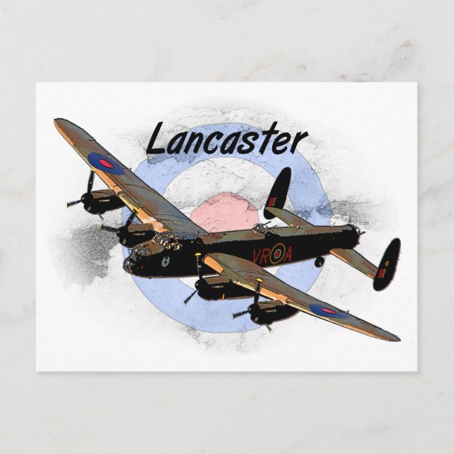 Carte Postale Lancaster Bomber (Devant)
