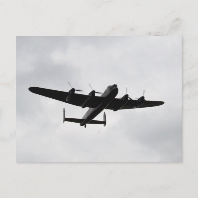 Carte Postale Lancaster Heavy Bomber (Devant)