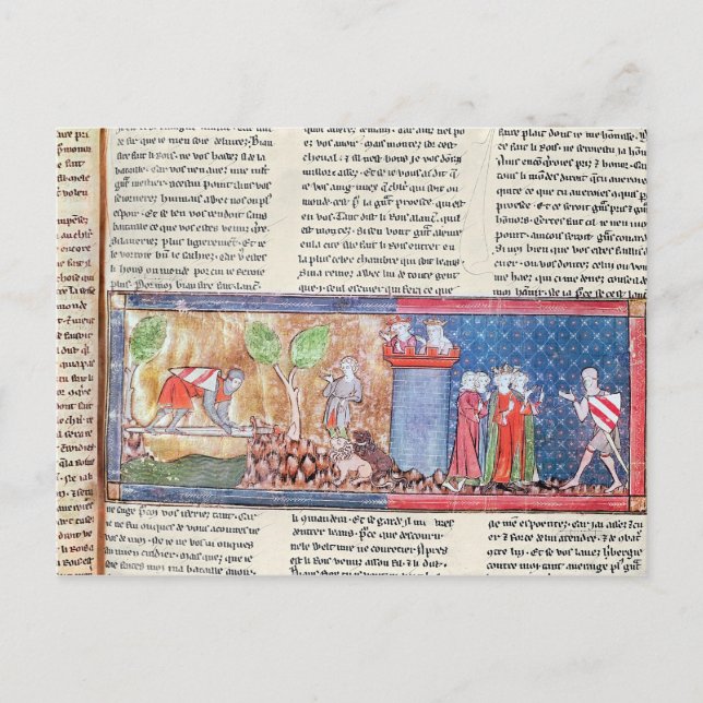 Carte Postale Lancelot prouve son amour (Devant)