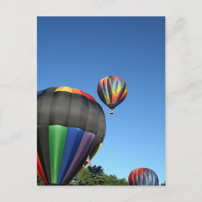 Carte Postale Lancement coloré des ballons ! (Devant)