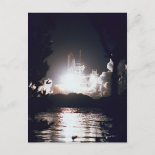 Carte Postale Lancement de la navette spatiale