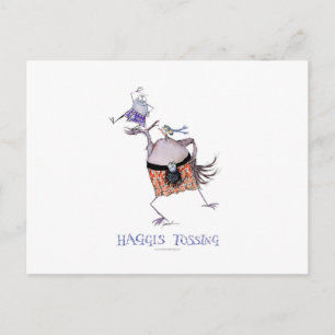 Carte Postale lancer le haggis