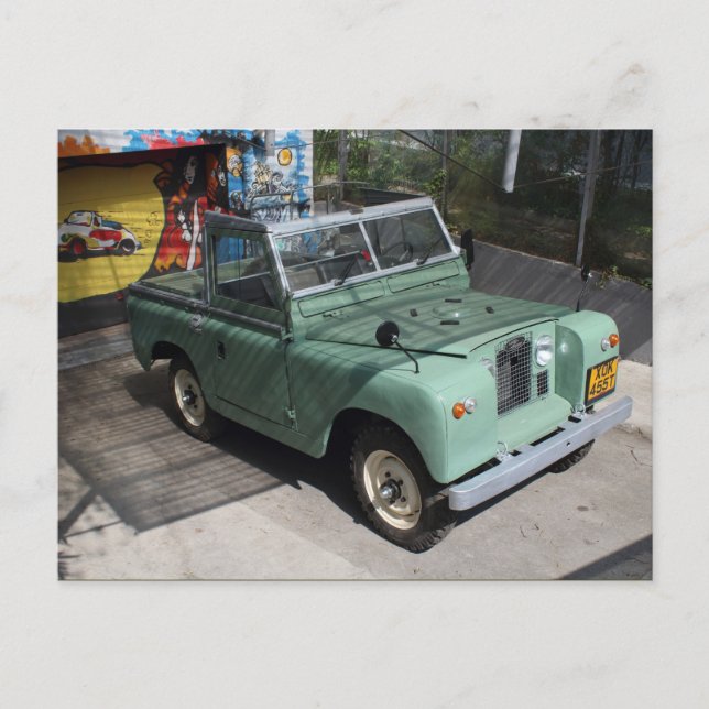 Carte Postale Land Rover Series II SWB (Devant)