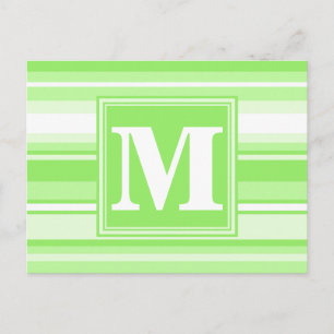 Carte Postale Landes vertes de chaux monogrammes