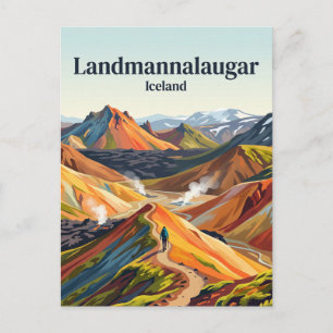 Carte Postale Landmannalaugar Islande