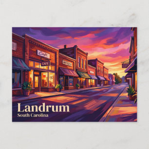 Carte Postale Landrum Historic Downtown USA