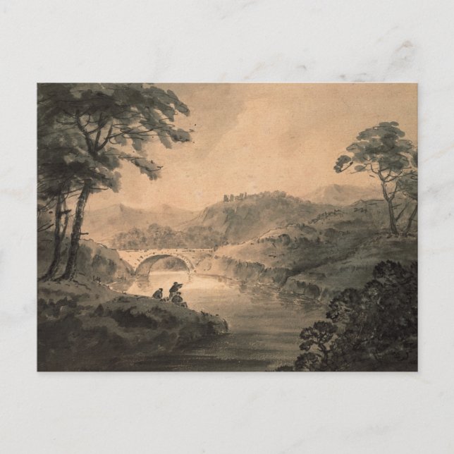 Carte Postale Landscape (pen & ink wash) (Devant)