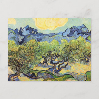 Carte Postale Landscape with olive Trees by Vincent van Gogh