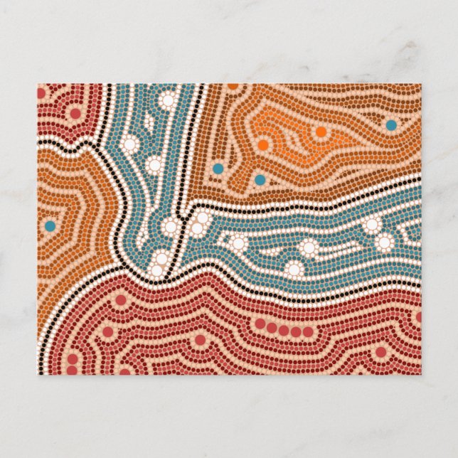 Carte Postale Landschaft vor der Besiedelung (Devant)