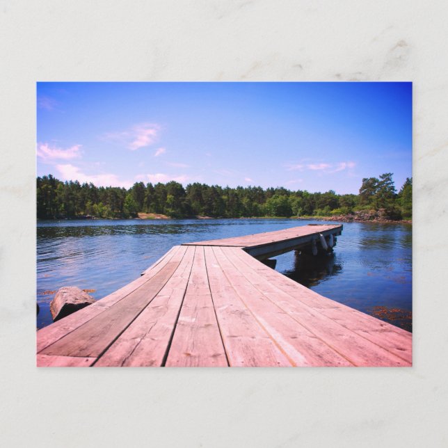 Carte Postale landskap suédois, photo (Devant)