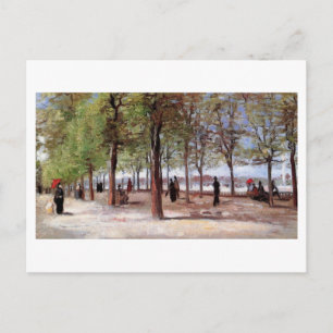 Carte Postale Lane au Jardin du Luxembourg, Vincent van Gogh