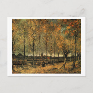 Carte Postale Lane with Poplars, Vincent van Gogh