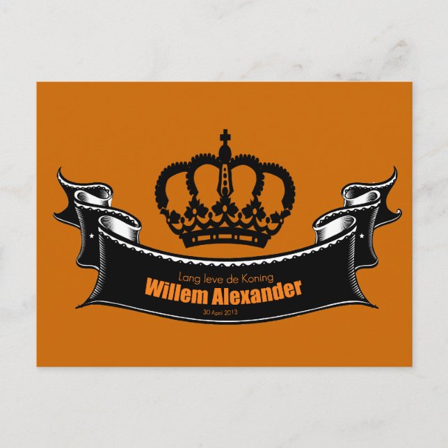 Carte Postale Lang leve de Koning (Devant)