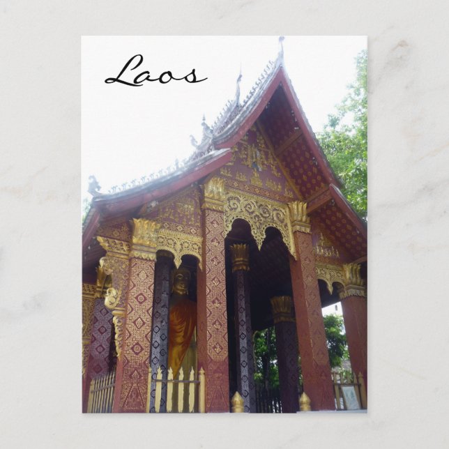 Carte Postale lang red wat (Devant)