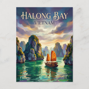Carte Postale Lang Son (près de la baie d'Halong) Viêt Nam