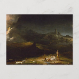 Carte Postale L'ange apparaissant aux bergers, Thomas Cole