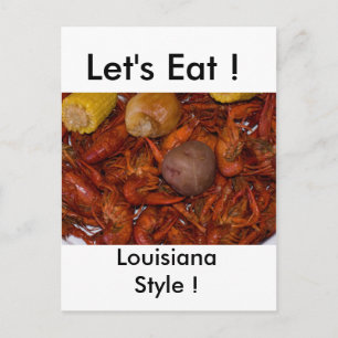 Carte Postale langouste cuite