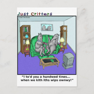 Carte Postale Langue