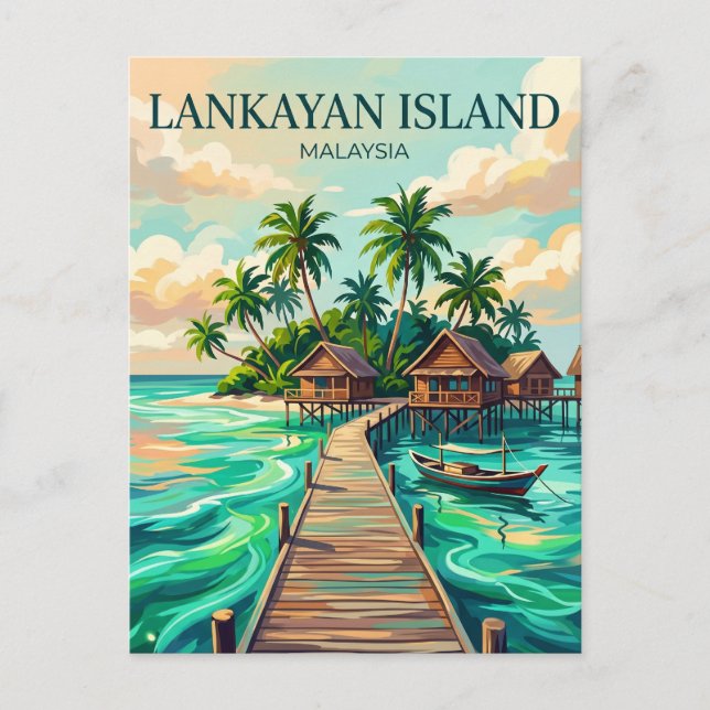 Carte Postale Lankayan Island Malaisie (Devant)