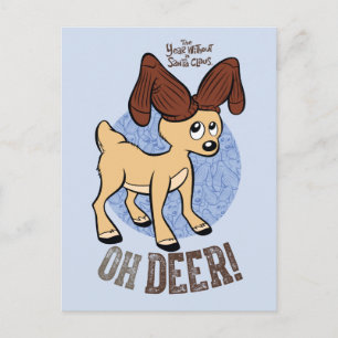 Carte Postale L'ANNÉE SANS PÈRE NOËL™   Vixen "Oh Deer"