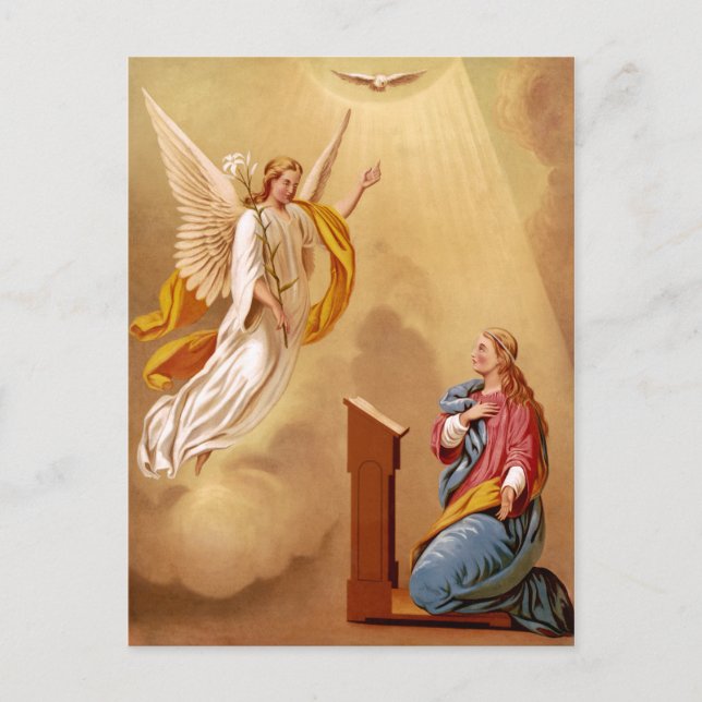 Carte Postale L'annonce de la Vierge Marie (Devant)