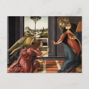 Carte Postale L'Annonciation de Botticelli
