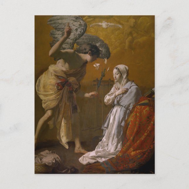 Carte Postale L'Annonciation de Hendrick ter Brugghen (Devant)