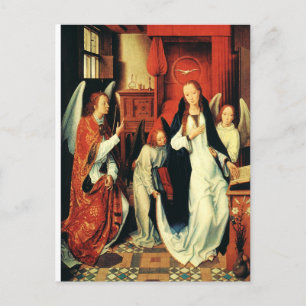 Carte Postale L'Annonciation de la Vierge Marie par Hans Memling