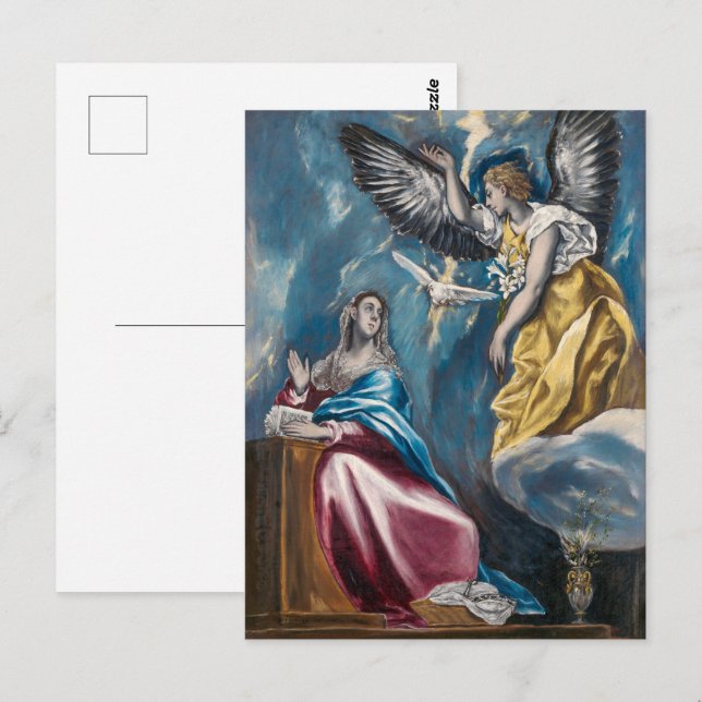 Carte Postale L'Annonciation | El Greco | (Devant / Derrière)