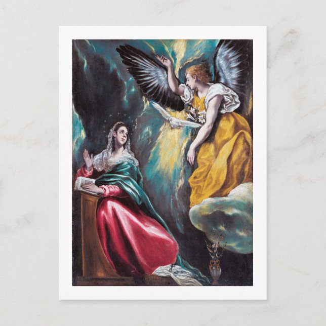 Carte Postale L'Annonciation, El Greco (Devant)