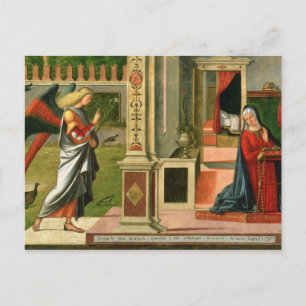 Carte Postale L'Annonciation (huile sur panneau) (détail de 1209