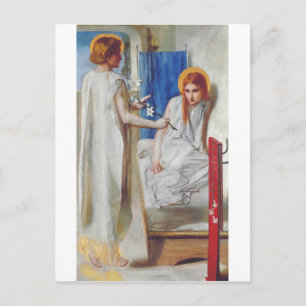 Carte Postale L'Annonciation par Dante Gabriel Rossetti