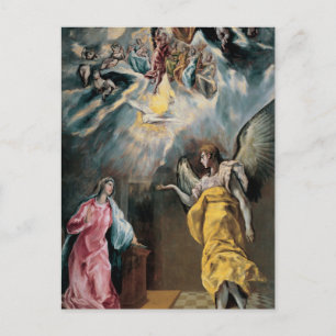 Carte Postale L'Annonciation par El Greco