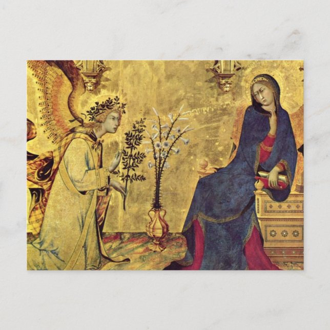 Carte Postale L'Annonciation XIIIe siècle (Devant)
