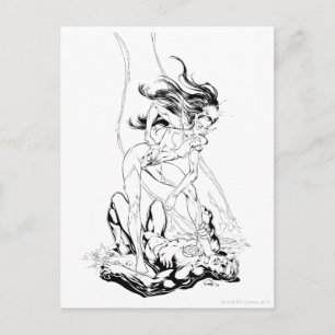 Carte Postale Lanterne verte et saphir étoile