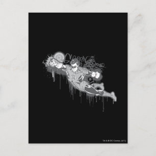 Carte Postale Lanterne verte - Innocence tordue BW