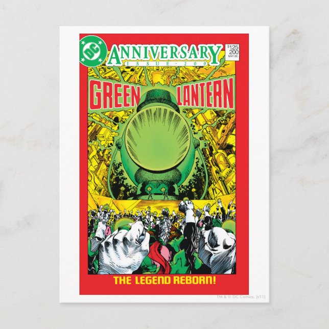 Carte Postale Lanterne Verte - La Légende renaît (Devant)