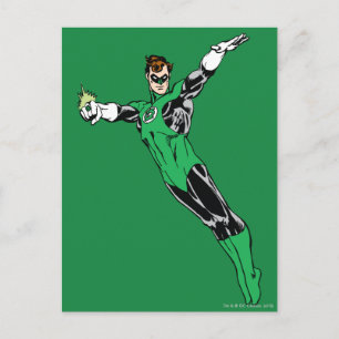 Carte Postale Lanterne verte volée vers le haut