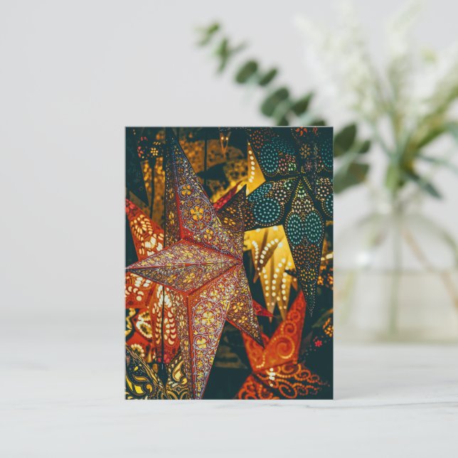Carte Postale Lanternes (Debout devant)