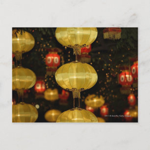 Carte Postale lanternes chinoises