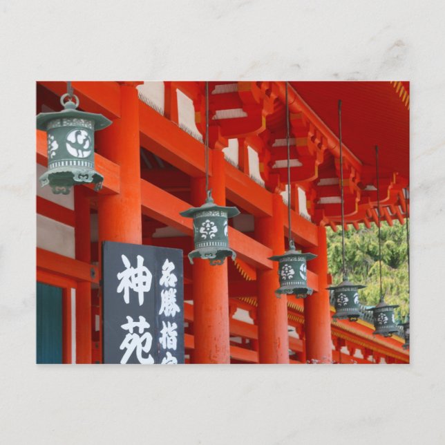 Carte Postale lanternes suspendues (Devant)