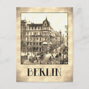 Carte Postale L'antique Unter den Linden grungy Berlin