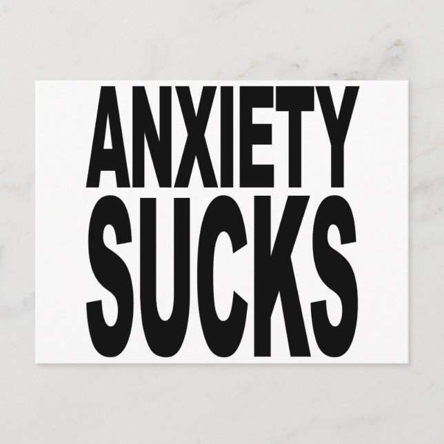 Carte Postale L'anxiété craint (Devant)