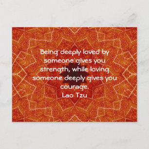 Carte Postale Lao Tzu