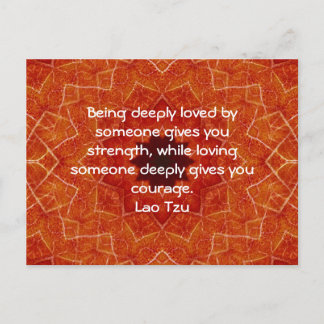 Carte Postale Lao Tzu